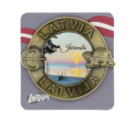 Jūrmala Latvija ledusskapja magnēts